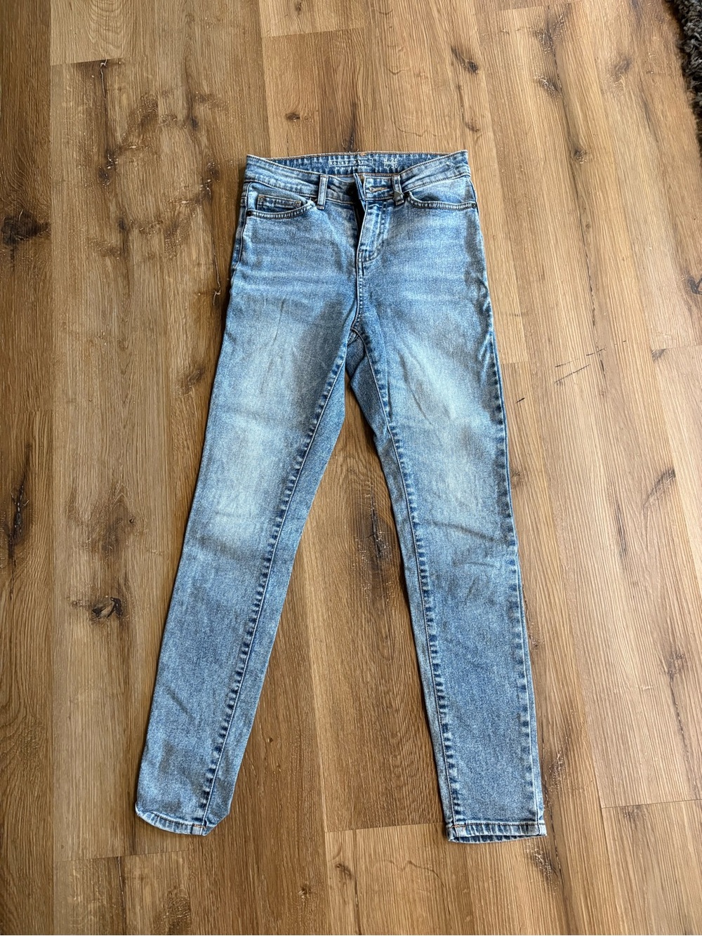 Noisy May Faded Light Blue Skinny Jeans